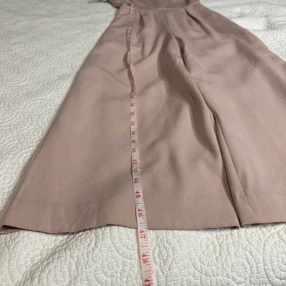 Babaton Pink V-Neck Jumpsuit with Wide-Leg Design - Picture 9 of 16